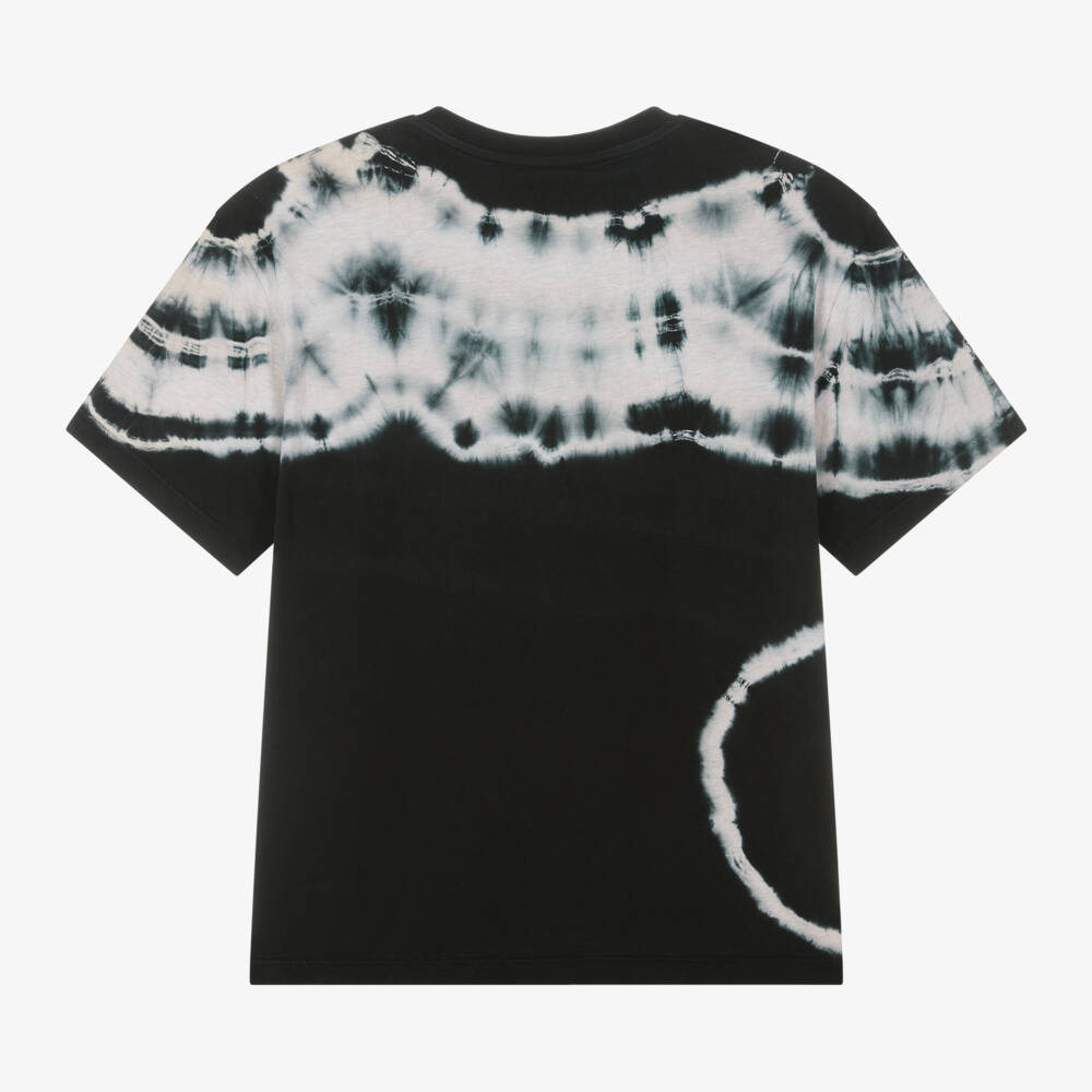 MSGM-Boys Onyx Tie-Dye Cotton Tee | Childrensalon Outlet