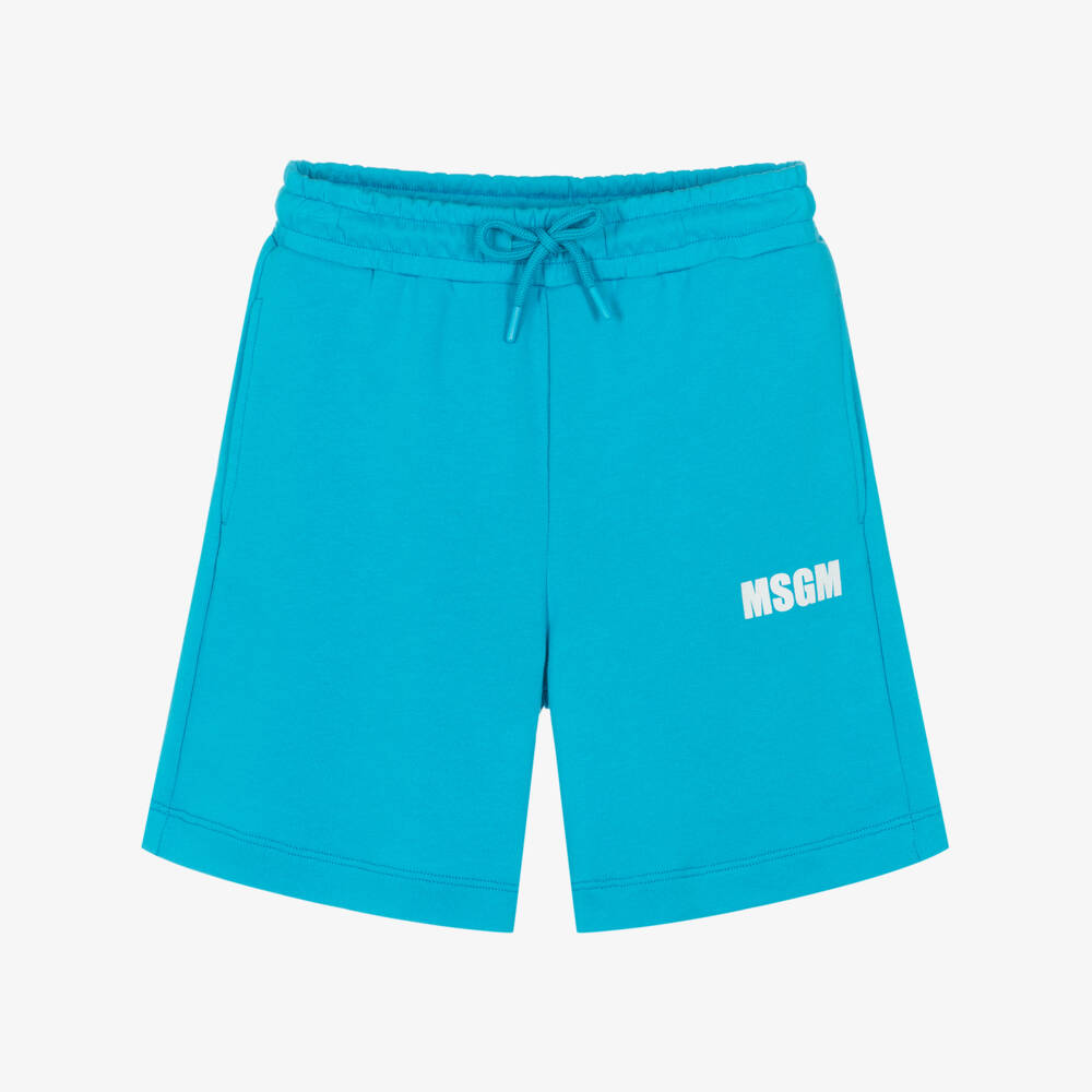 MSGM-شورت قطني أزرق سماوي للأولاد | Childrensalon Outlet