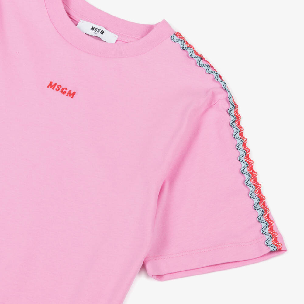 MSGM-Хлопковое платье-футболка длиной до щиколотки для девочек | Childrensalon Outlet