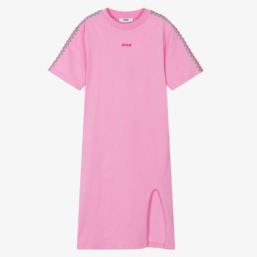 MSGM-Girls Ankle-Length Cotton T-Shirt Gown | Childrensalon Outlet