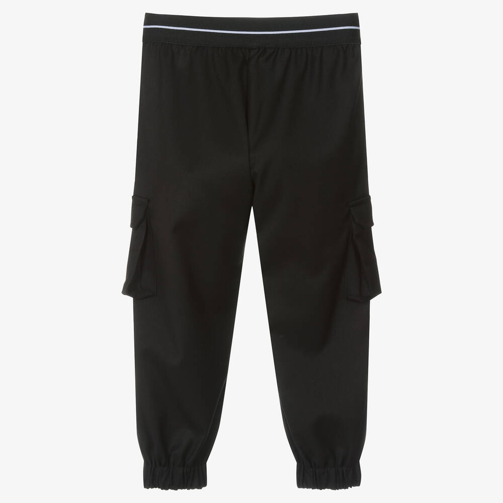 Pantalon cargo noir fille hot sale