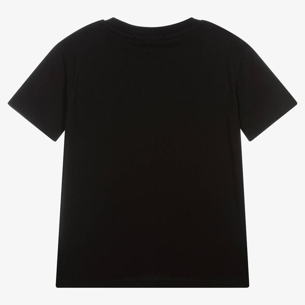 MSGM-Черная футболка для девочек | Childrensalon Outlet