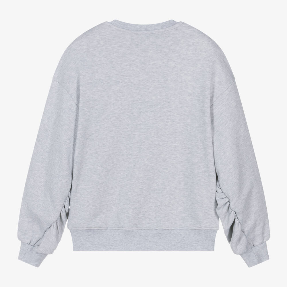 MSGM-Girls Cotton Kitten Print Jumper | Childrensalon Outlet