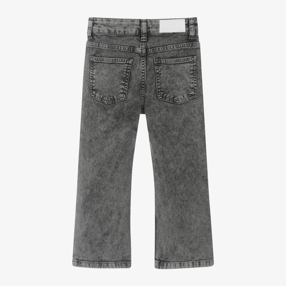 MSGM-Girls Dark Wash Sparkle Jeans | Childrensalon Outlet