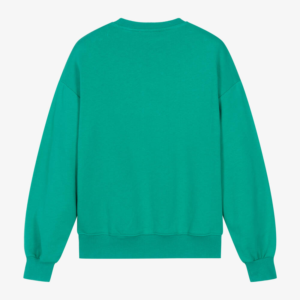 MSGM-Girls Emerald Love Club Jumper | Childrensalon Outlet