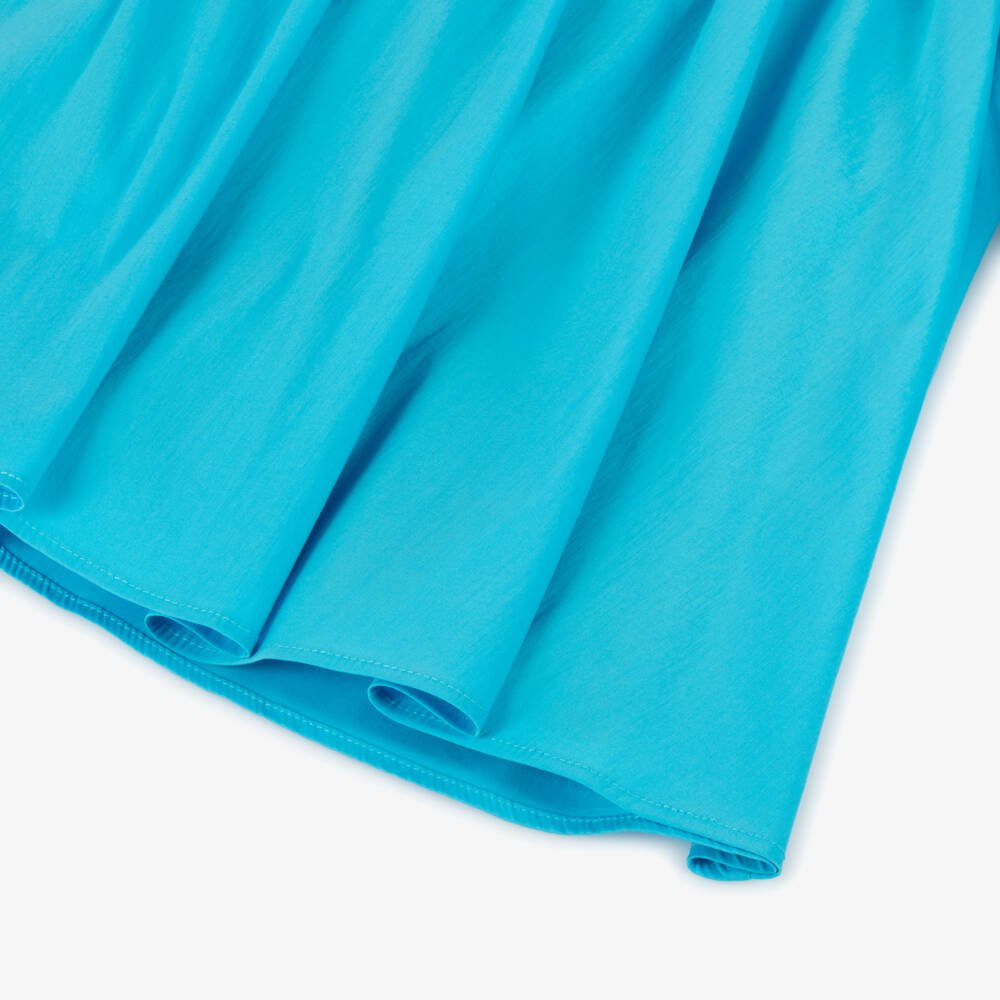 MSGM-Girls Long Sleeve Sky Shirt Dress | Childrensalon Outlet