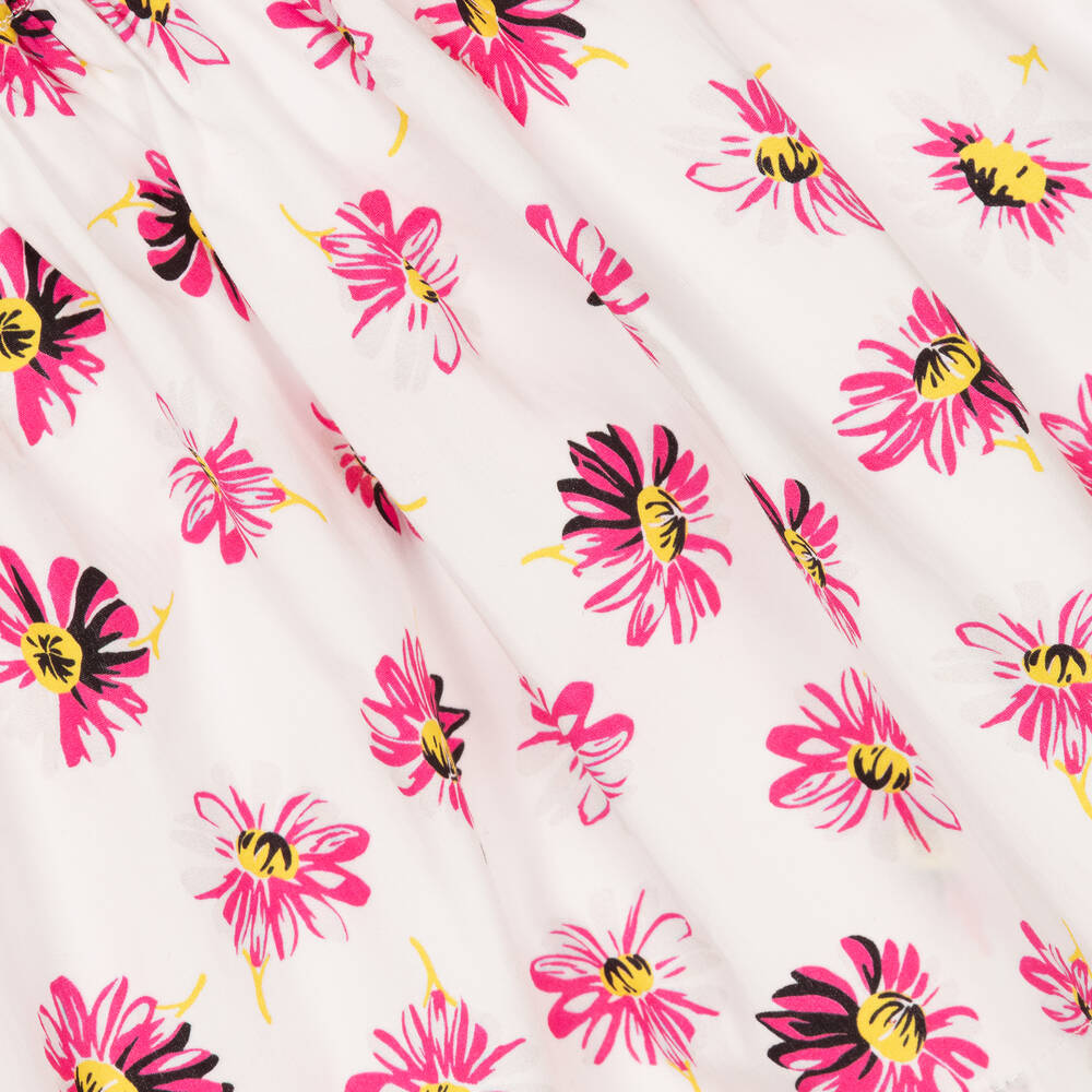 MSGM-Girls Pink Daisy Print T-Shirt Dress | Childrensalon Outlet