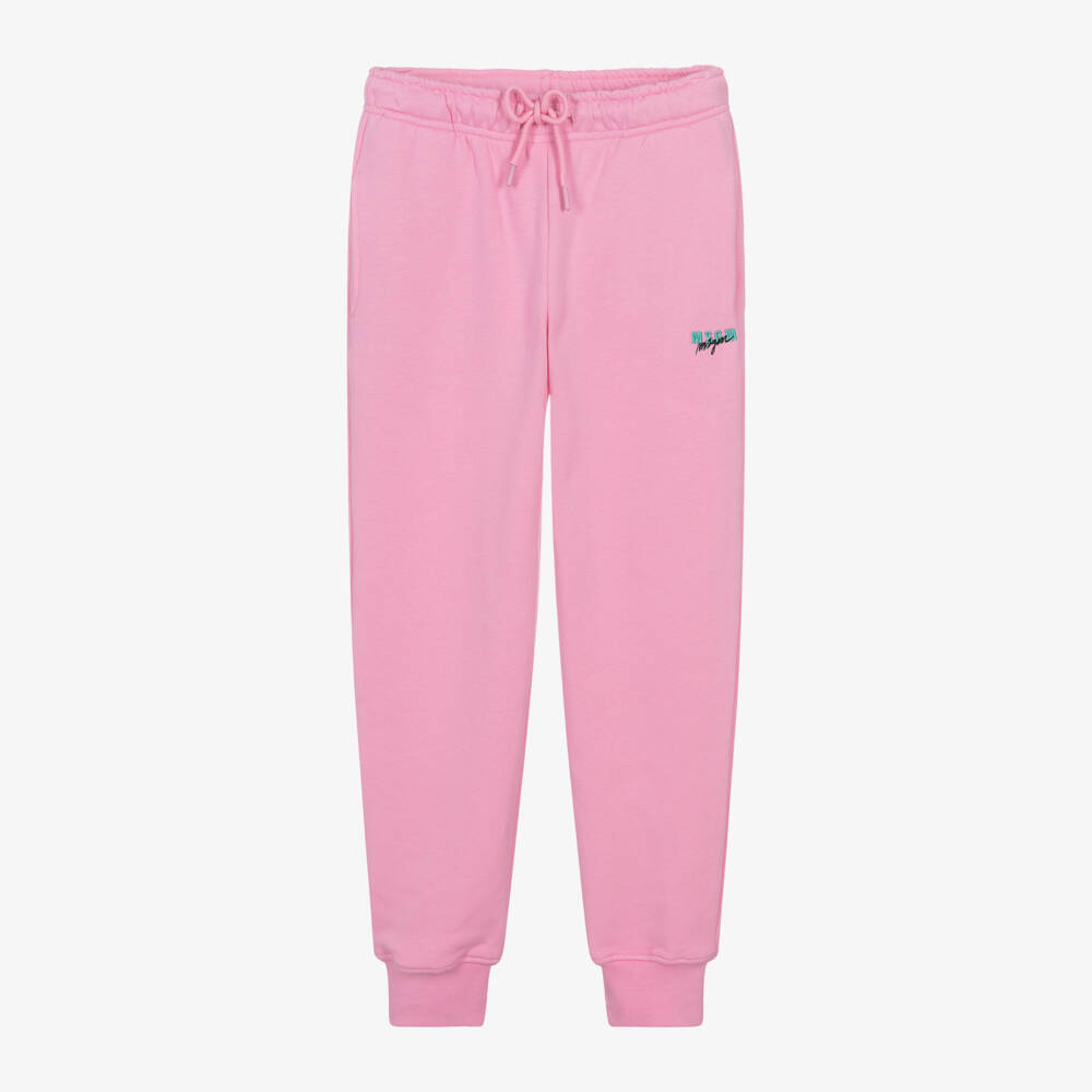 MSGM-Girls Pink Knit Trousers | Childrensalon Outlet