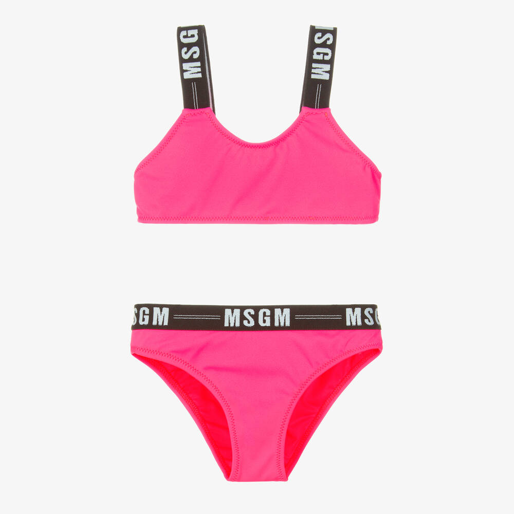 MSGM-Розовое бикини для девочек | Childrensalon Outlet