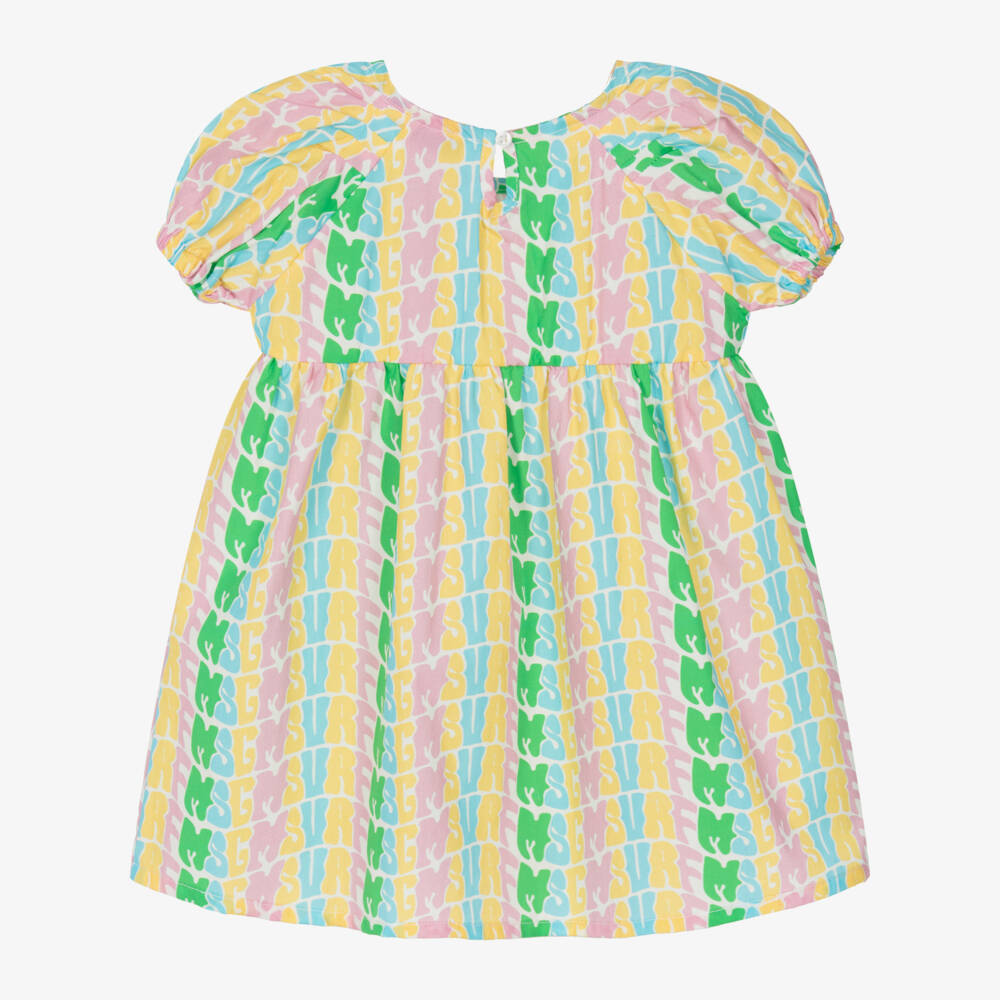 MSGM-Платье из хлопка с радужным принтом для девочек | Childrensalon Outlet