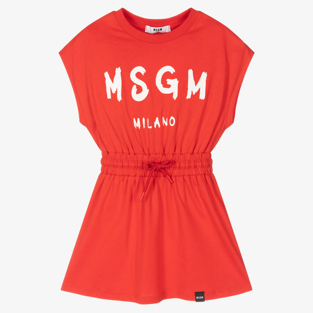 Msgm red dress shop