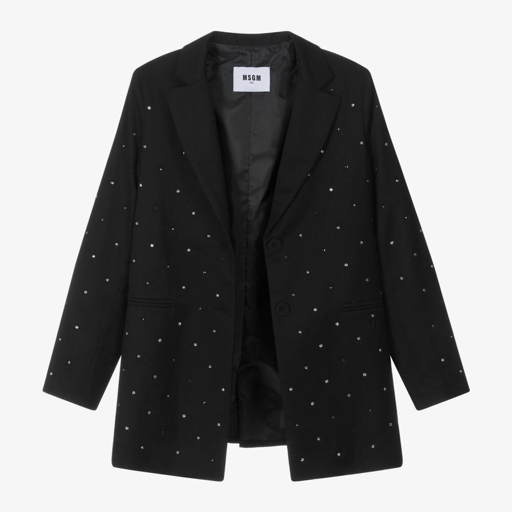 إم إس جي إم-بليزر فيسكوز لون أسود للبنات | Childrensalon Outlet