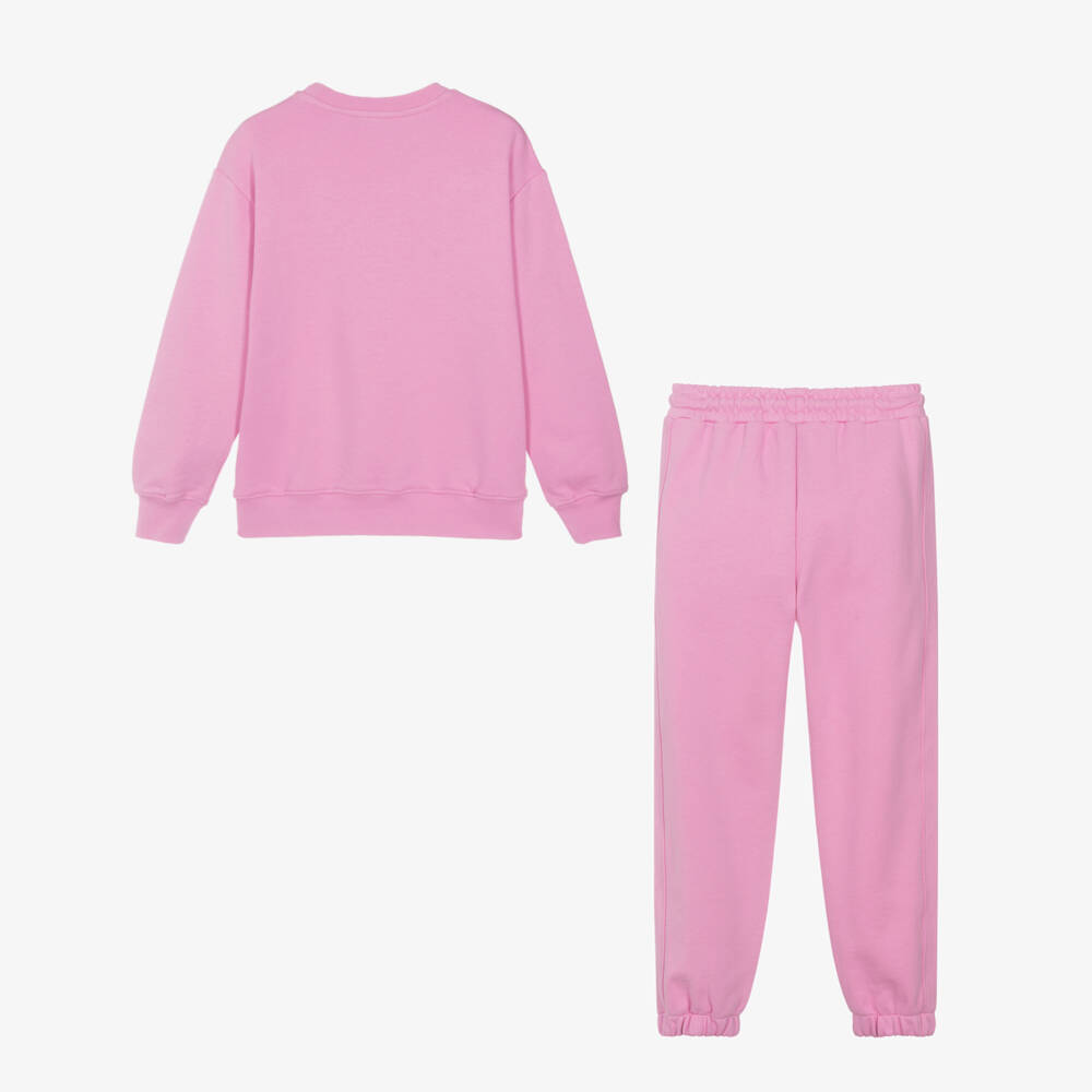 MSGM-Girls Rosy Cotton Leisure Suit | Childrensalon Outlet