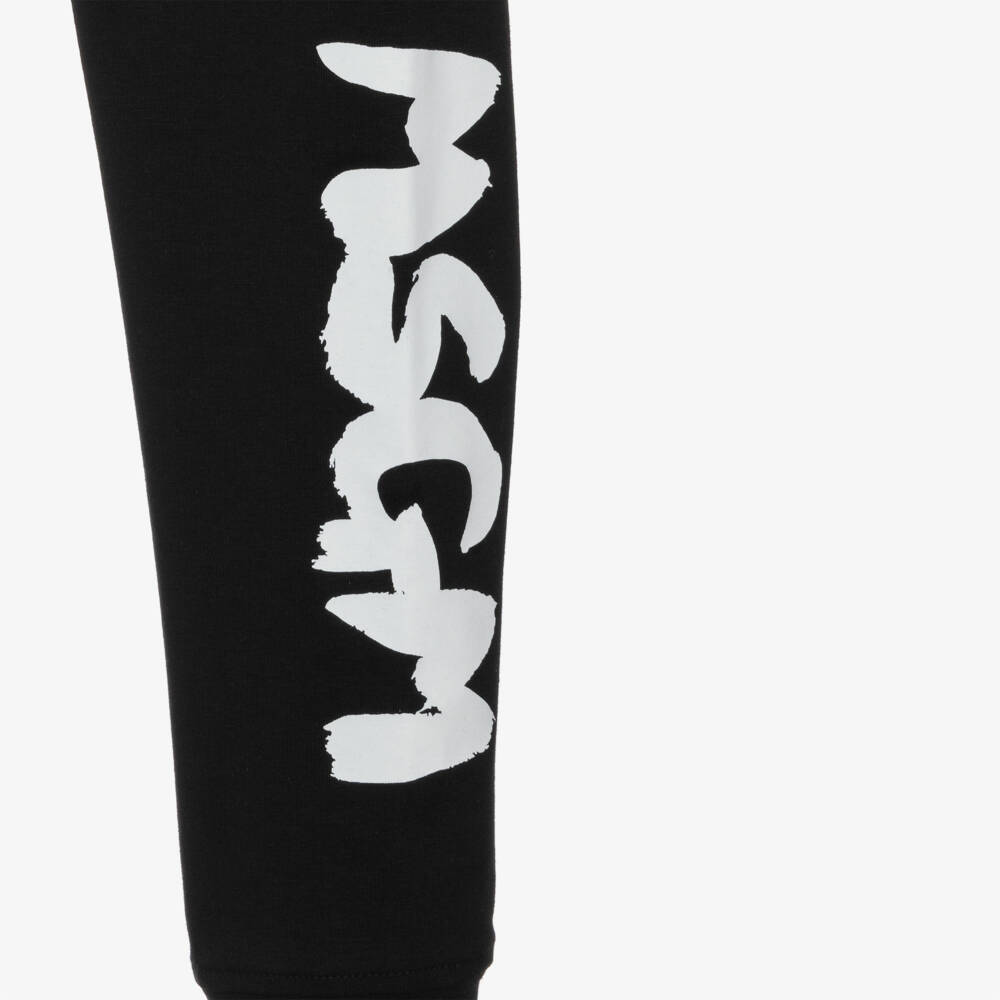 إم إس جي إم-ليقنز قطن لون أسود للبنات | Childrensalon Outlet