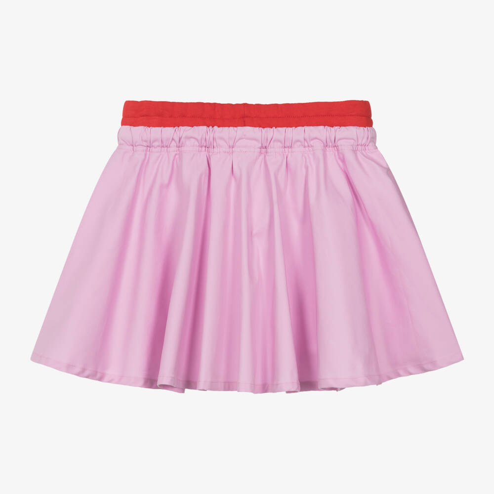 MSGM-تنورة قطنية وردية للبنات جاهزة للدوران | Childrensalon Outlet