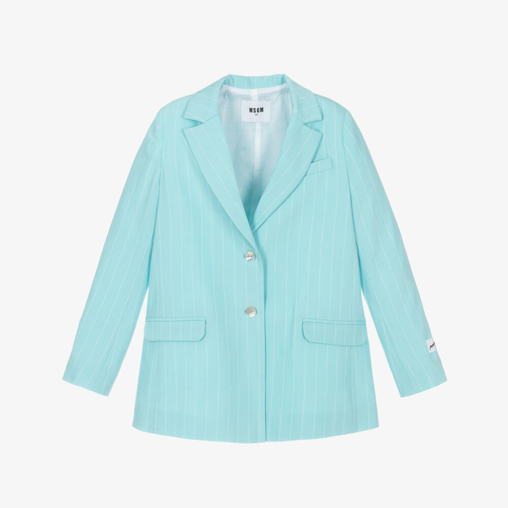 MSGM-Little Ladies Nautical Stripe Jacket | Childrensalon Outlet