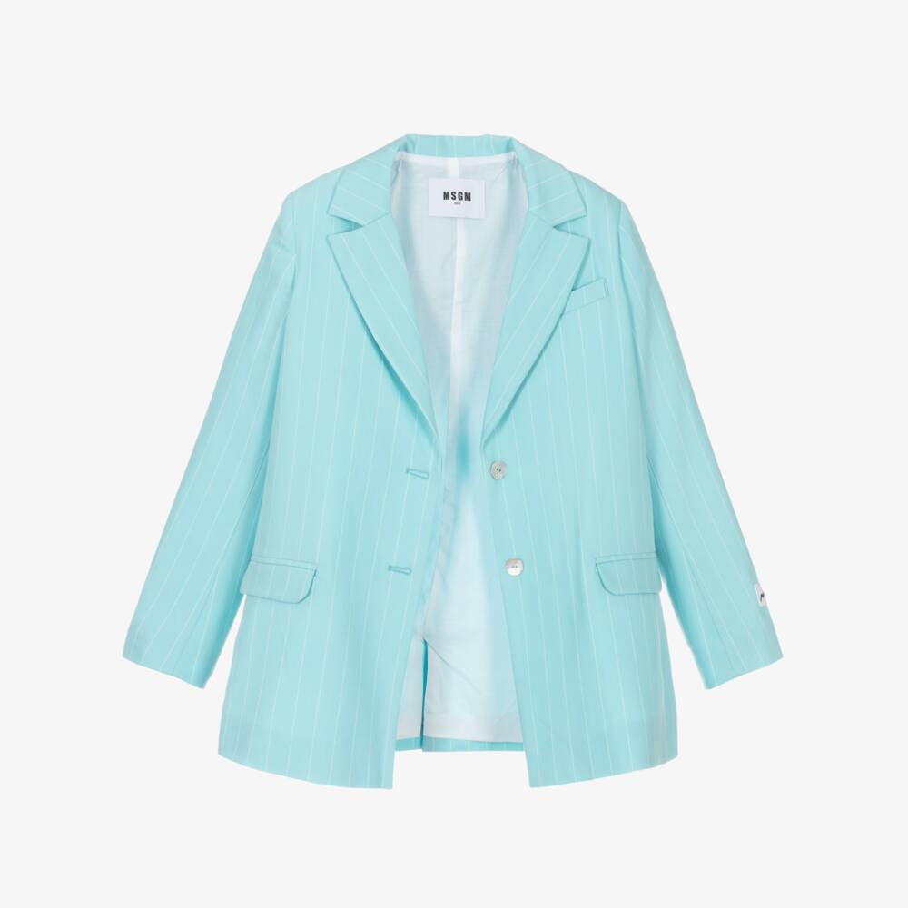 MSGM-Little Ladies Nautical Stripe Jacket | Childrensalon Outlet