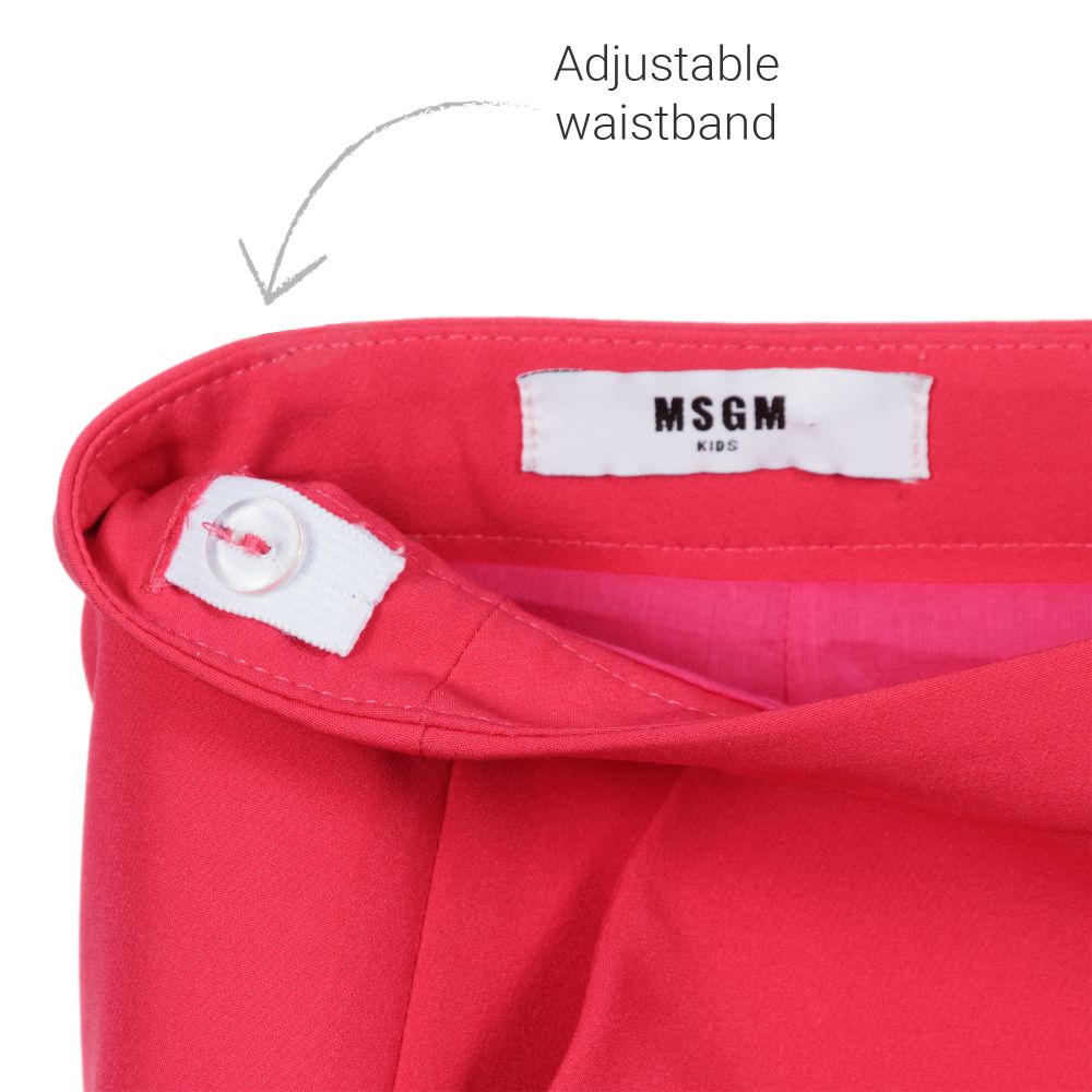 MSGM-Розовые шорты с рюшами | Childrensalon Outlet