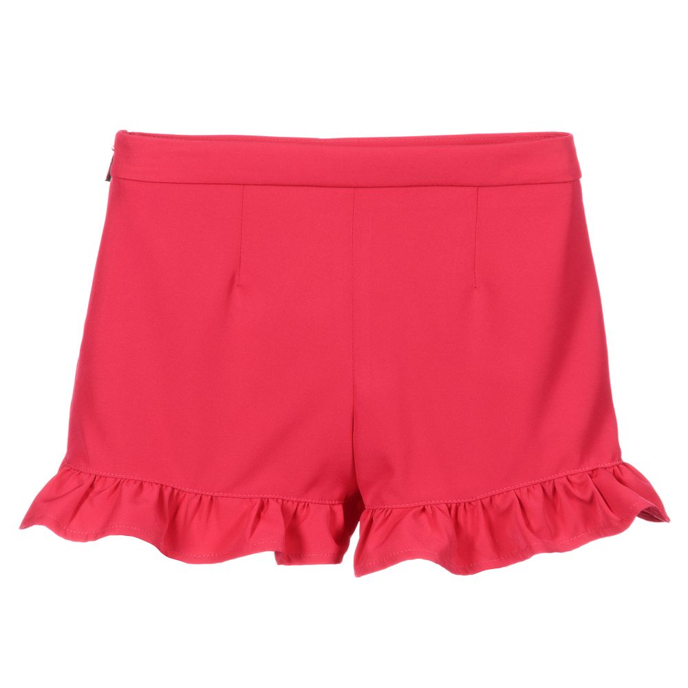 MSGM-Розовые шорты с рюшами | Childrensalon Outlet