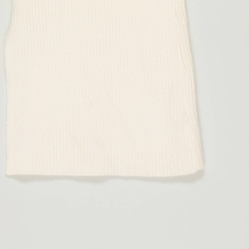 MSGM-Preloved Girls Ivory Ribbed Knit Trousers (14 years) | Childrensalon Outlet