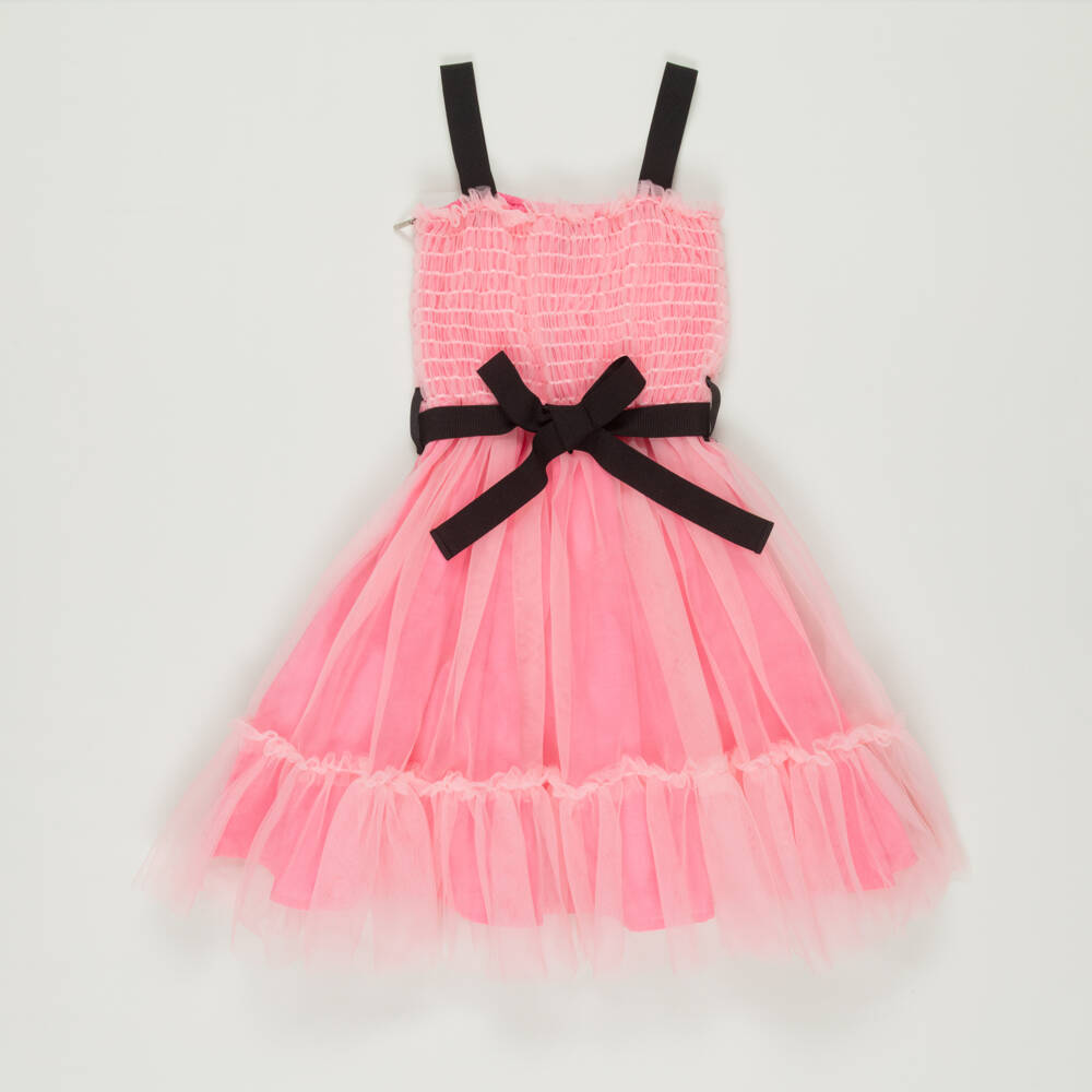 MSGM-Preloved Girls Pink Tulle Dress (8 years) | Childrensalon Outlet