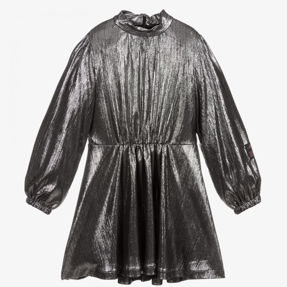 MSGM - Silver Turtleneck Dress | Childrensalon