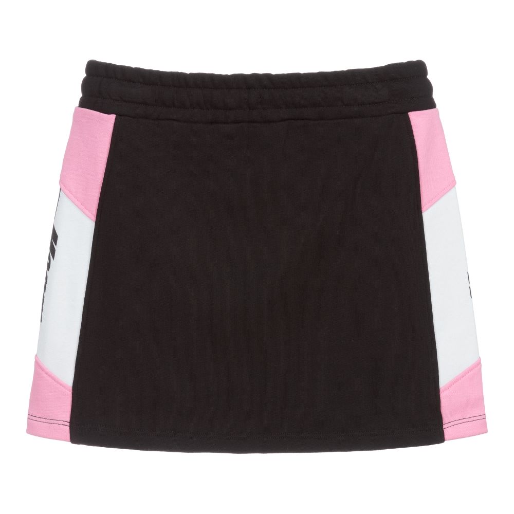 MSGM-Черная мини-юбка с логотипом для подростков | Childrensalon Outlet
