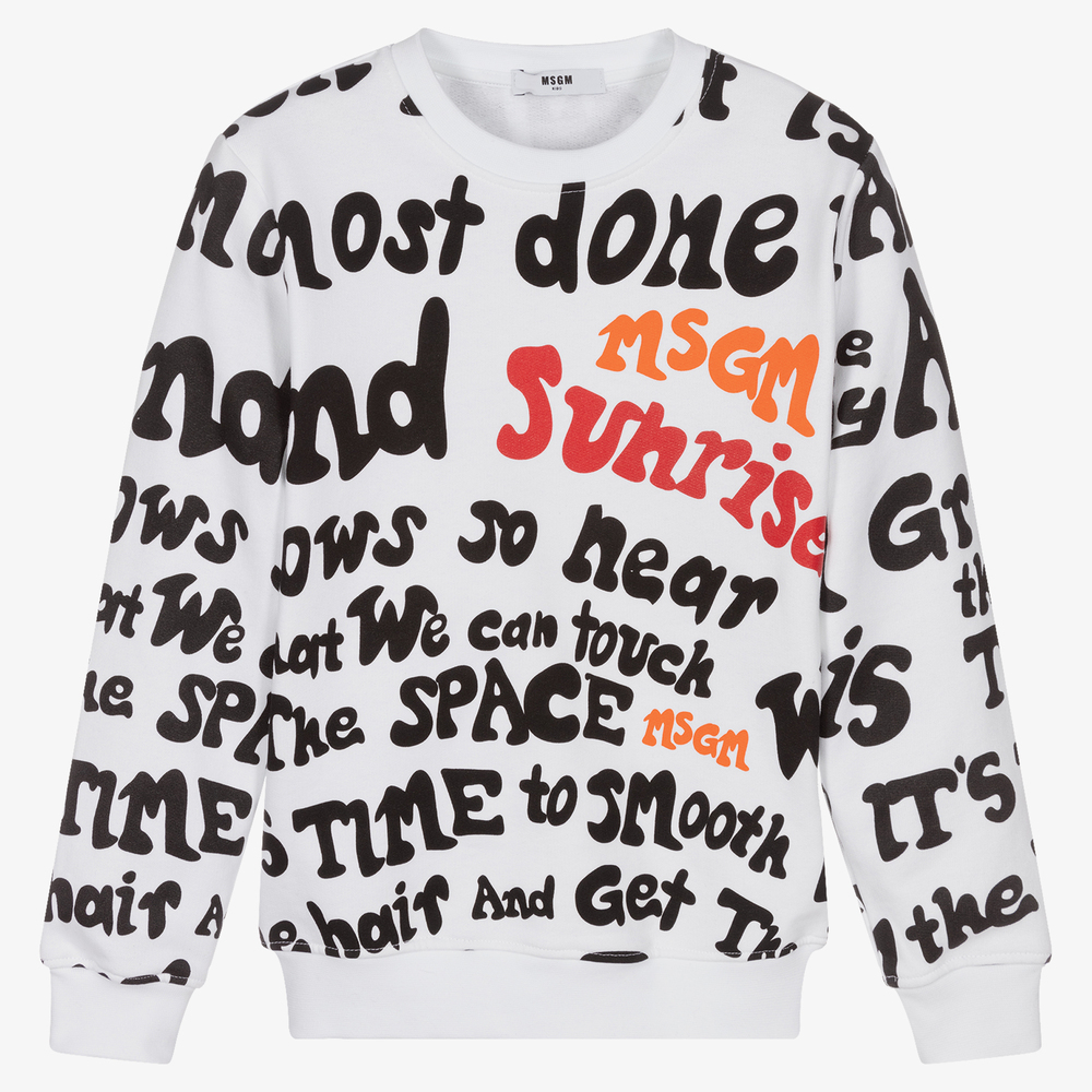 MSGM - Teen Sunrise Sweatshirt für Jungen | Childrensalon