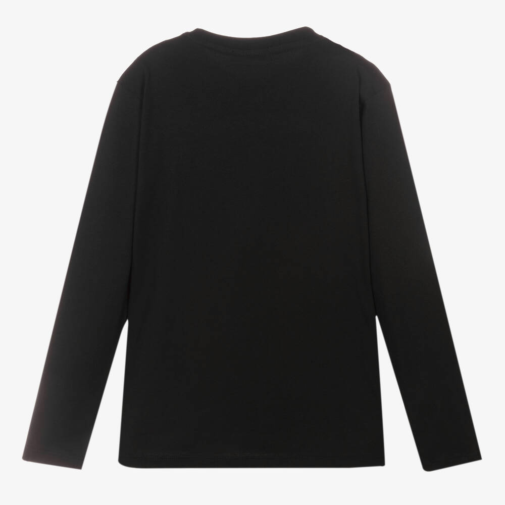 MSGM-Черный топ с цветами для девочек-подростков | Childrensalon Outlet