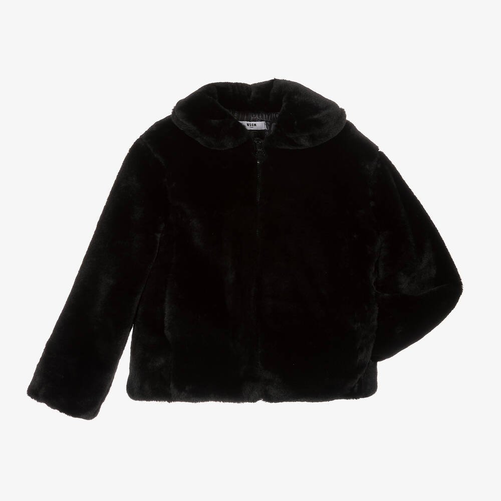 Veste en fausse fourrure fille store