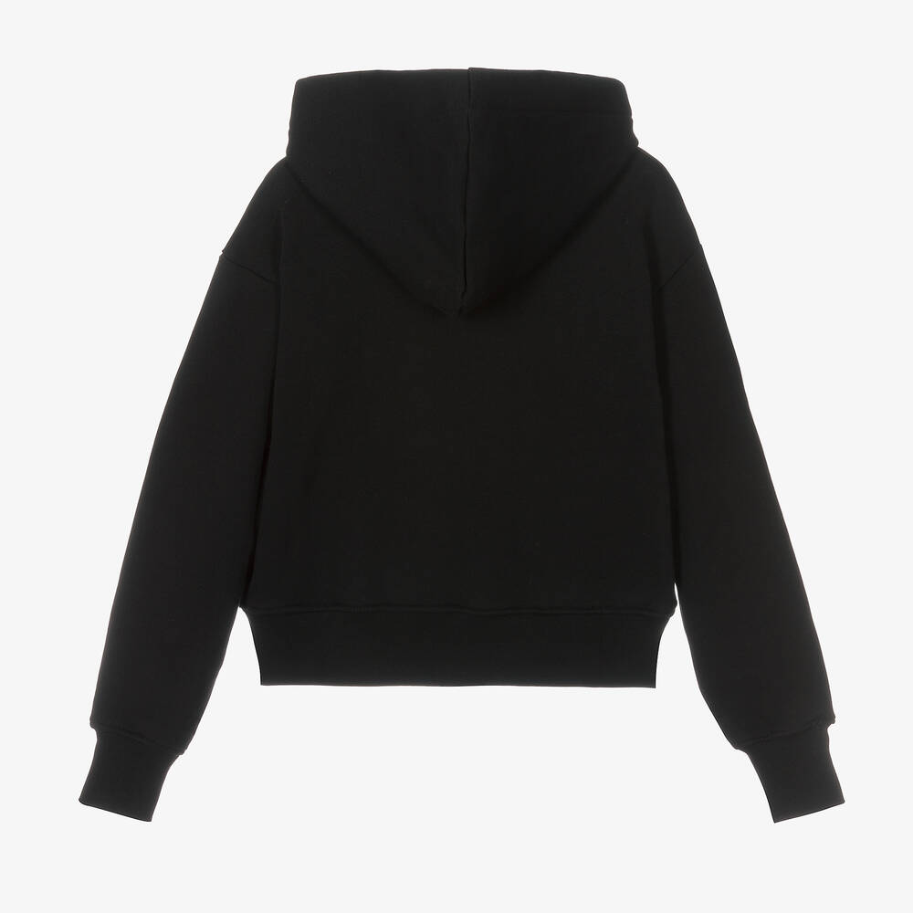Plain black hoodie girls online