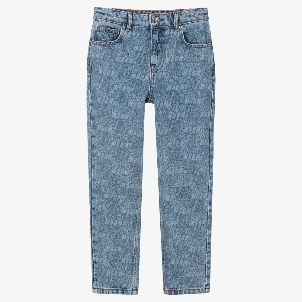 MSGM - Голубые зауженные джинсы | Childrensalon