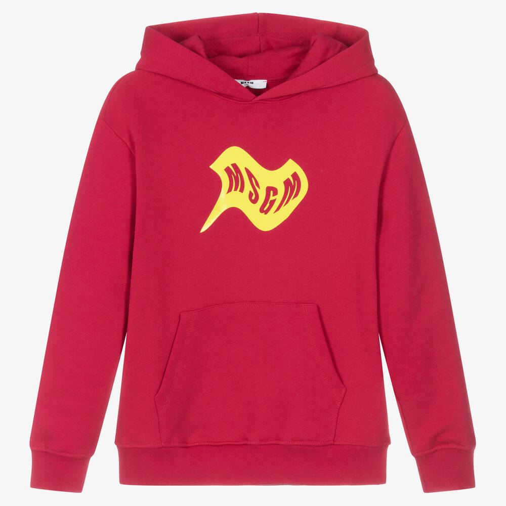 MSGM Sweat a capuche rose Ado fille Childrensalon Outlet