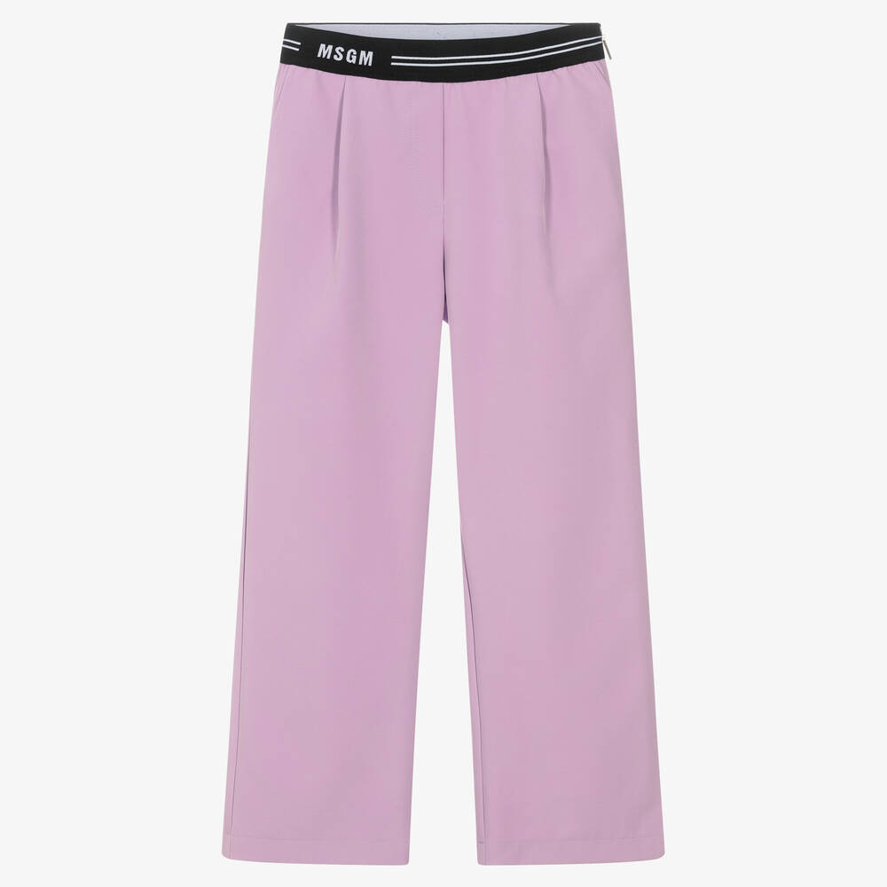 MSGM - Фиолетовые брюки для подростков | Childrensalon