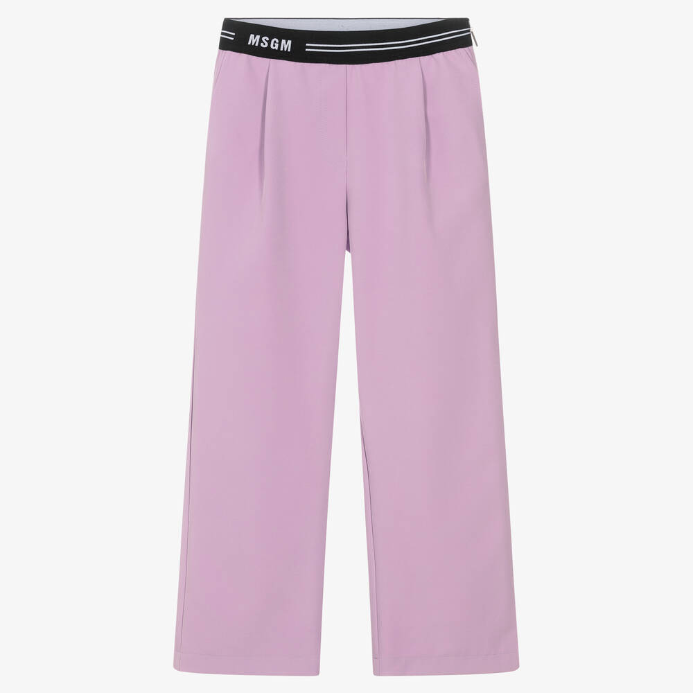 MSGM - Fliederfarbene Teen Hose (M) | Childrensalon