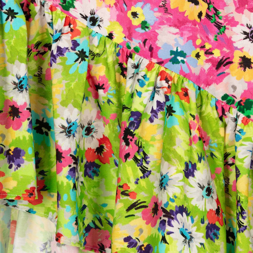 MSGM-فستان تينز بناتي فيسكوز لون زهري | Childrensalon Outlet