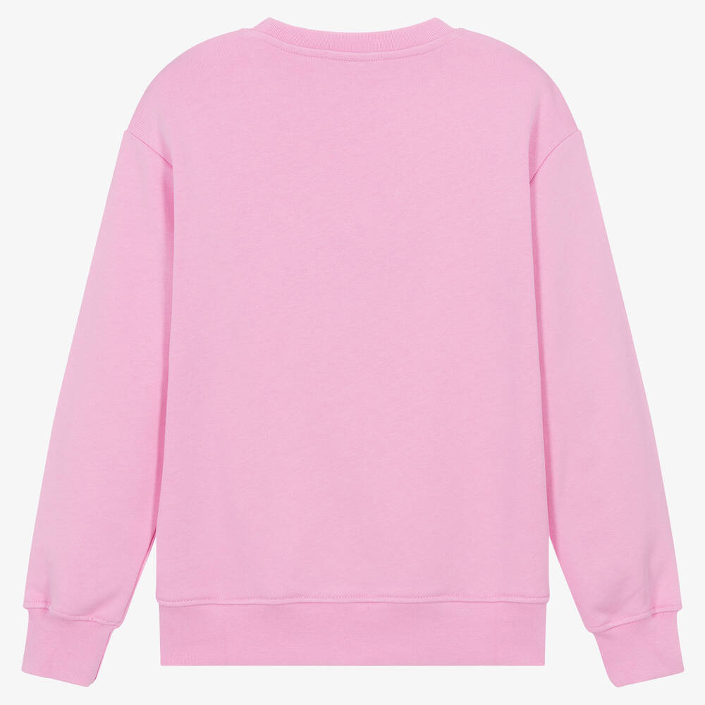 MSGM-Teen Girls Pink Cotton Sweatshirt | Childrensalon Outlet