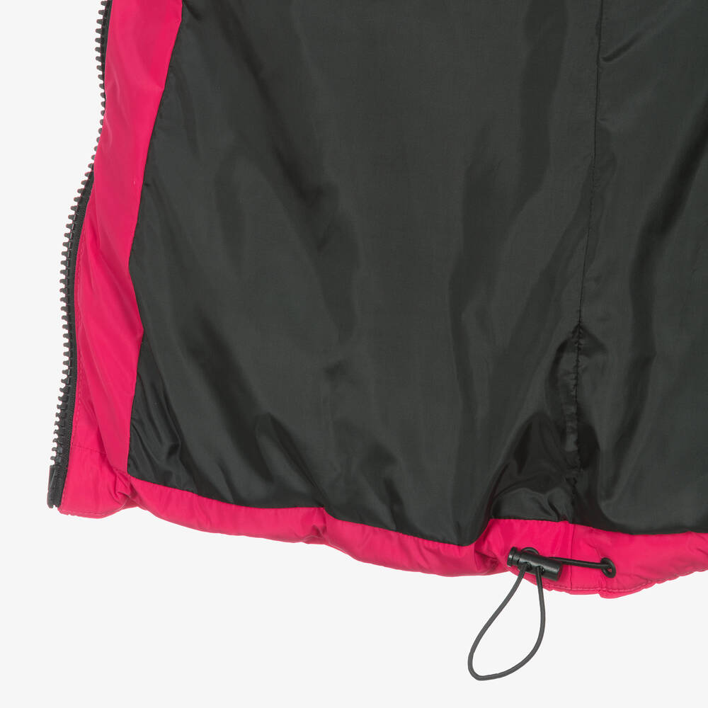 إم إس جي إم-معطف بافر لون زهري فيوشيا تينز بناتي | Childrensalon Outlet