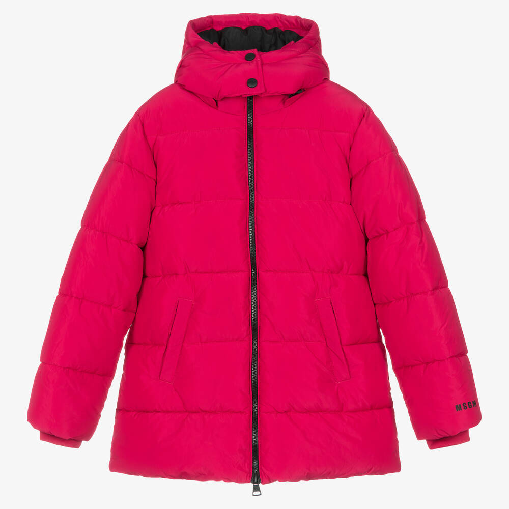 MSGM - Doudoune rose ado fille | Childrensalon