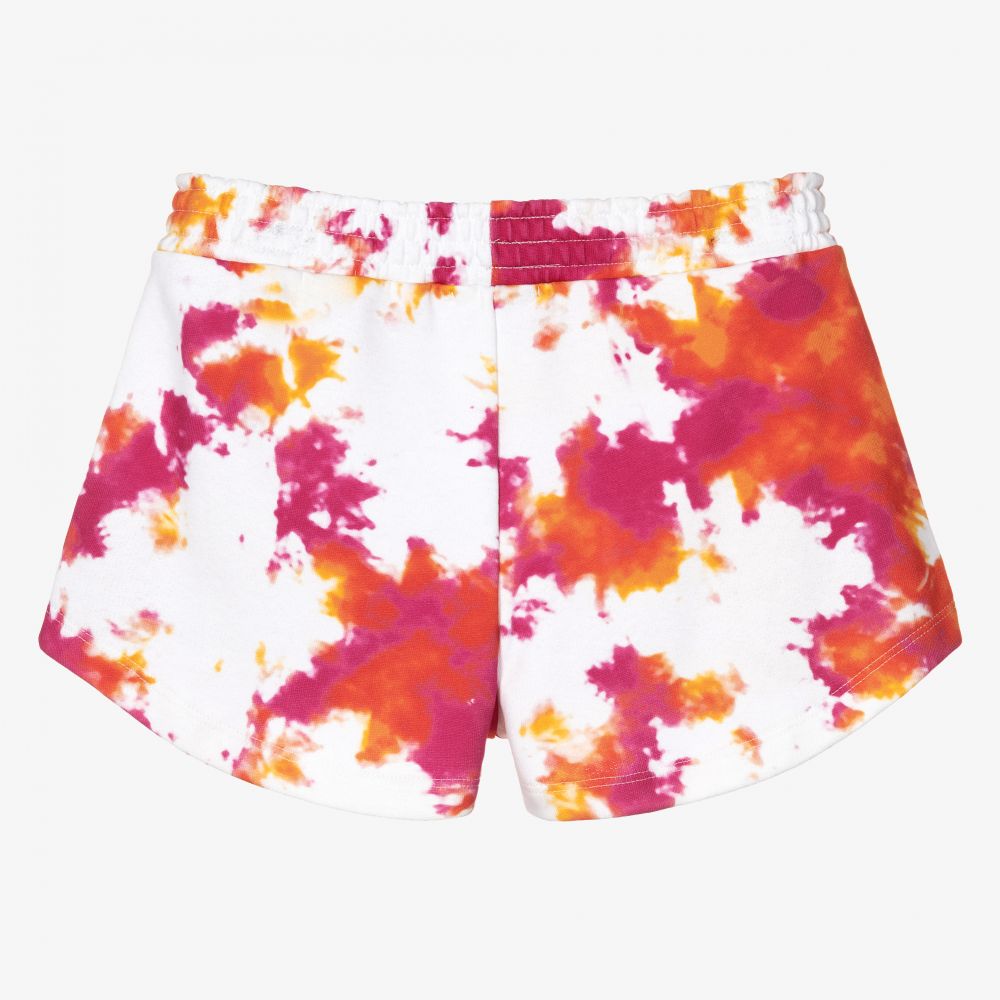 MSGM-Розовые шорты с эффектом тай-дай для девочек-подростков | Childrensalon Outlet