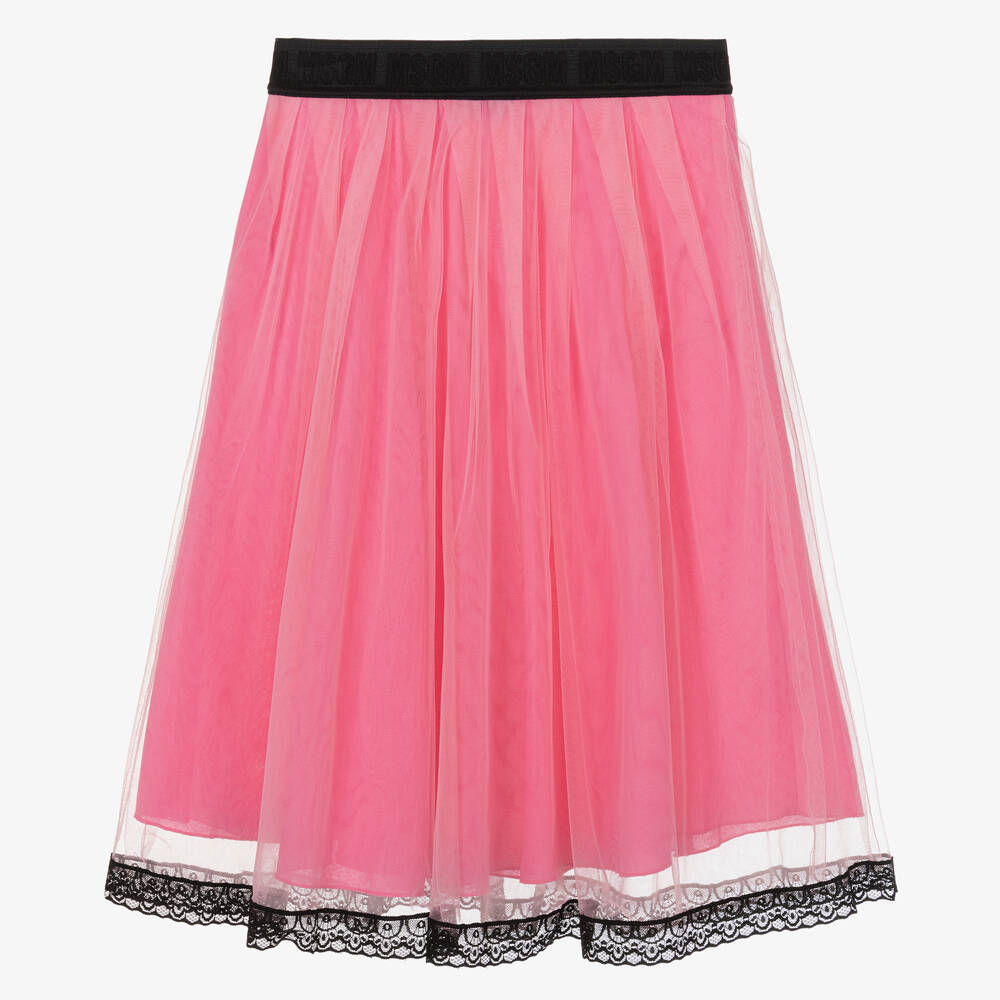 MSGM-Teen Girls Pink Tulle Skirt | Childrensalon Outlet