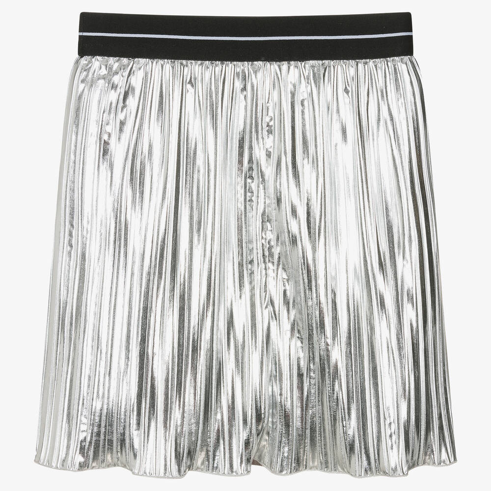 Toddler silver metallic on sale skirt
