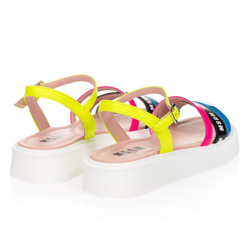 MSGM-Кожаные сандалии для подростков | Childrensalon Outlet