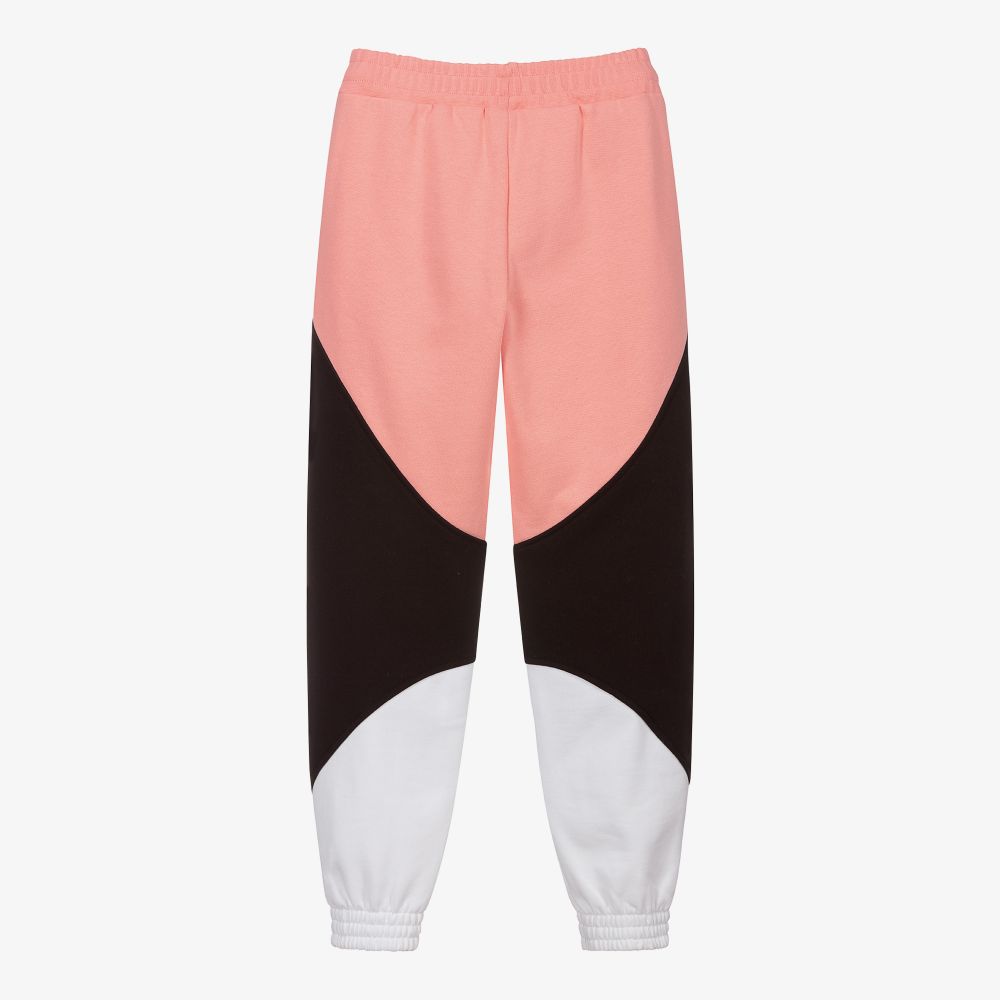 MSGM - Rosa Teen Jogginghose in Blockfarben | Childrensalon