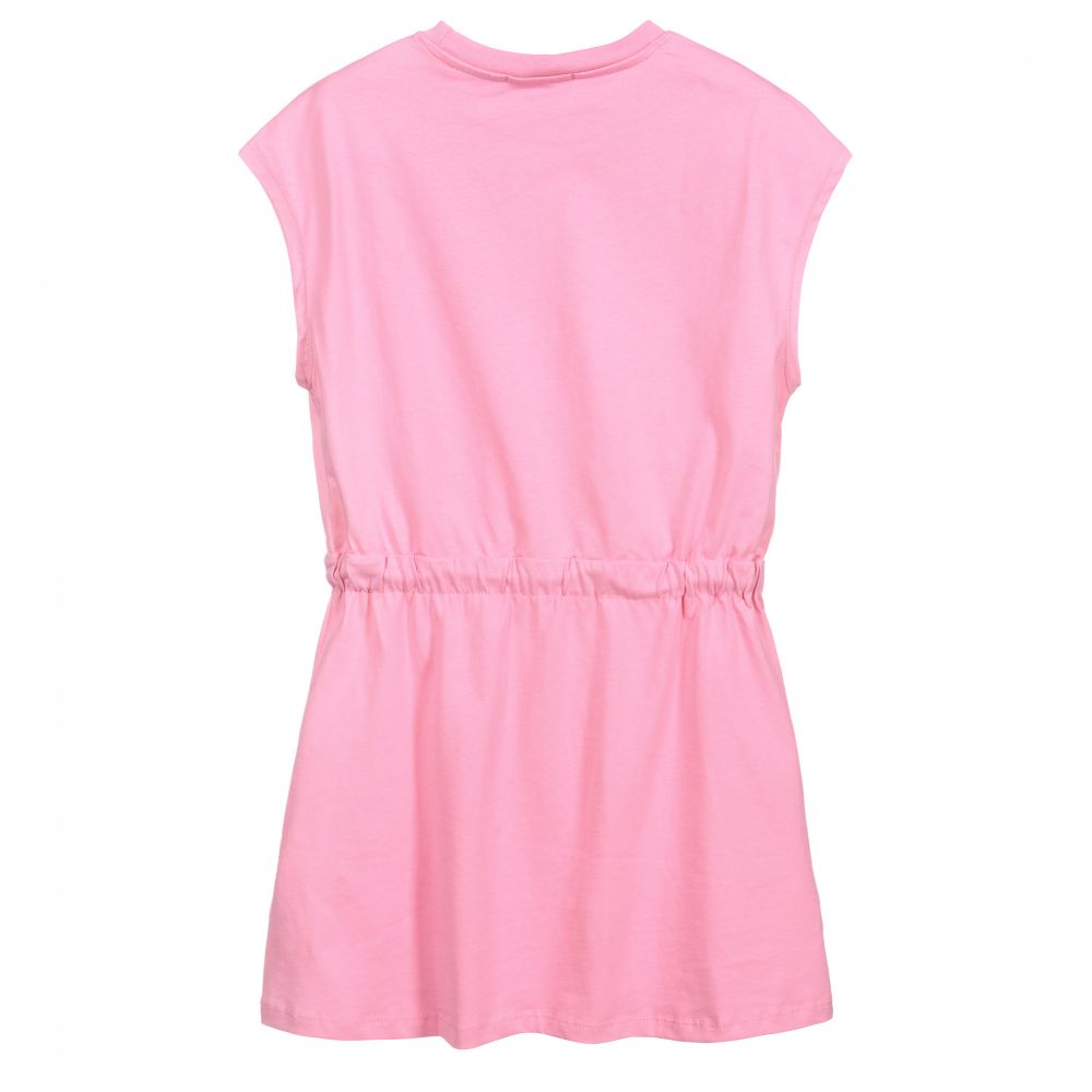 MSGM-Розовое платье с логотипом для подростков | Childrensalon Outlet