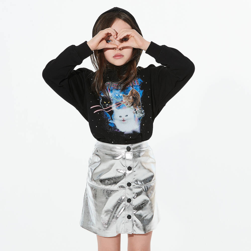 ミニスカート MSGM FW22 SHORT SKIRT WITH SLIT (3342MDD109_22780113) Maje_MFPJU01376-2517_F_1.jpg?