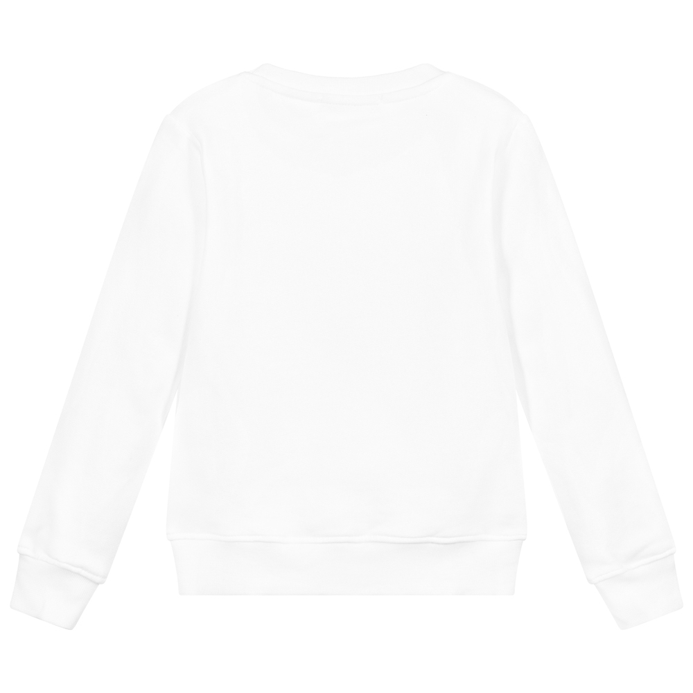 إم إس جي إم-Teen White Logo Sweatshirt | Childrensalon Outlet
