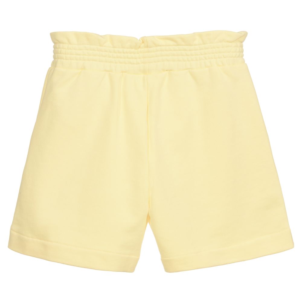 MSGM-Желтые шорты из джерси с логотипом для подростков | Childrensalon Outlet