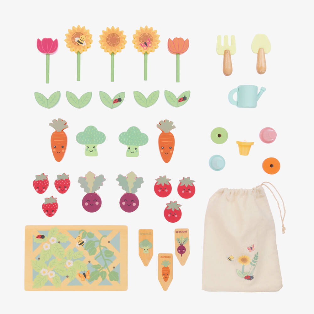 Orange Tree Toys-My First Allotment Wooden Toy (25cm) | Childrensalon Outlet