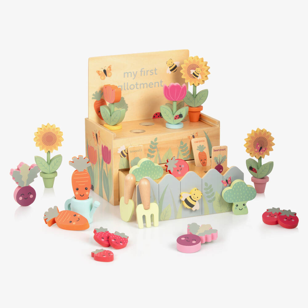 Orange Tree Toys-My First Allotment Wooden Toy (25cm) | Childrensalon Outlet